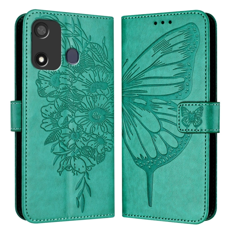 Embossed Butterfly Leather Phone Case, For Itel P17 / A27, For itel A48