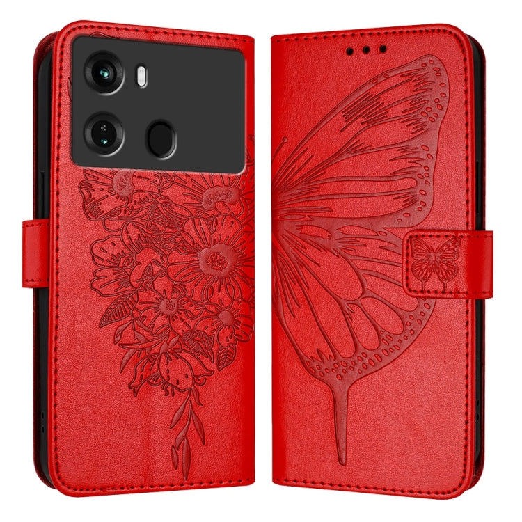 Embossed Butterfly Leather Phone Case, For Itel A60 / A60s, For Itel S23+, For Itel S23, For Itel S18 / Vision 5, For Itel P40, For Itel A58 / A49