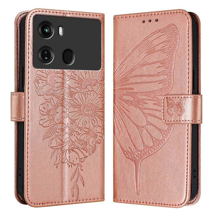 Embossed Butterfly Leather Phone Case, For Itel A60 / A60s, For Itel S23+, For Itel S23, For Itel S18 / Vision 5, For Itel P40, For Itel A58 / A49