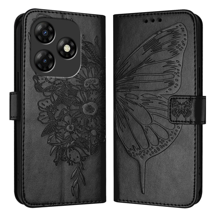 Embossed Butterfly Leather Phone Case, For itel RS4 S666LN, For itel S24, For Itel P55+, For Itel P55 4G, For Itel A05s, For Itel A70