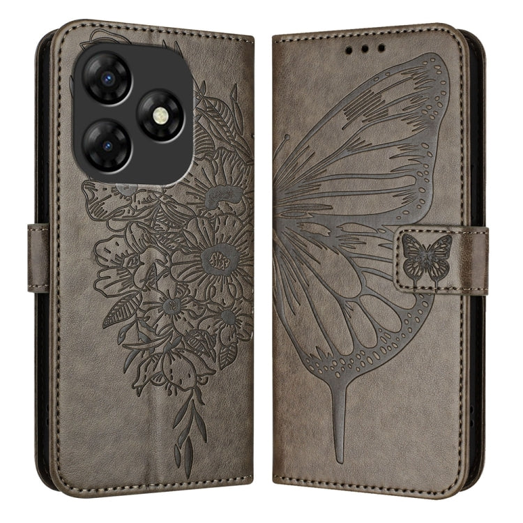 Embossed Butterfly Leather Phone Case, For itel RS4 S666LN, For itel S24, For Itel P55+, For Itel P55 4G, For Itel A05s, For Itel A70