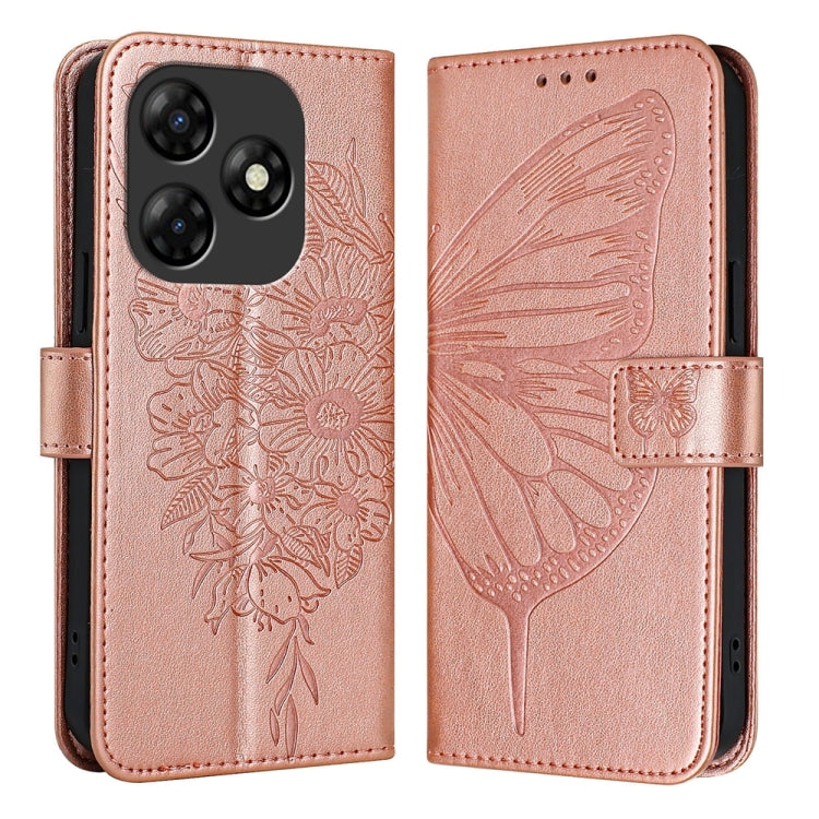 Embossed Butterfly Leather Phone Case, For itel RS4 S666LN, For itel S24, For Itel P55+, For Itel P55 4G, For Itel A05s, For Itel A70