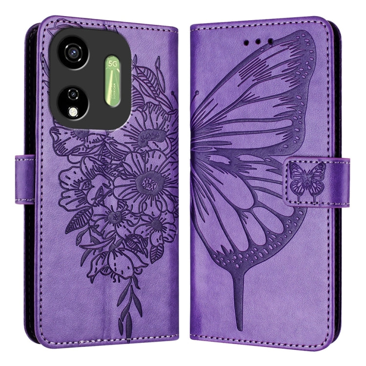 Embossed Butterfly Leather Phone Case, For itel A200 / A200+ 4G Global, For itel A95 5G, For itel A90 4G, For itel City 100, For itel A50, For Itel P55 5G