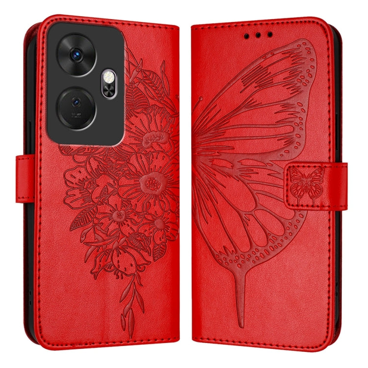 Embossed Butterfly Leather Phone Case, For itel RS4 S666LN, For itel S24, For Itel P55+, For Itel P55 4G, For Itel A05s, For Itel A70