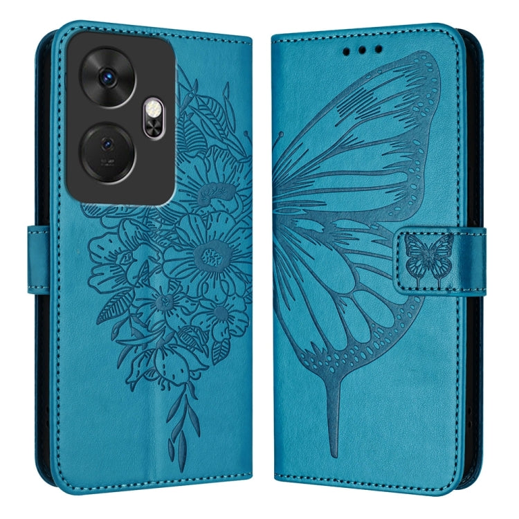 Embossed Butterfly Leather Phone Case, For itel RS4 S666LN, For itel S24, For Itel P55+, For Itel P55 4G, For Itel A05s, For Itel A70