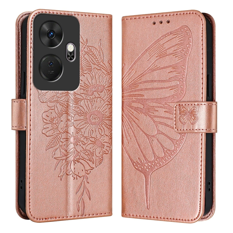 Embossed Butterfly Leather Phone Case, For itel RS4 S666LN, For itel S24, For Itel P55+, For Itel P55 4G, For Itel A05s, For Itel A70