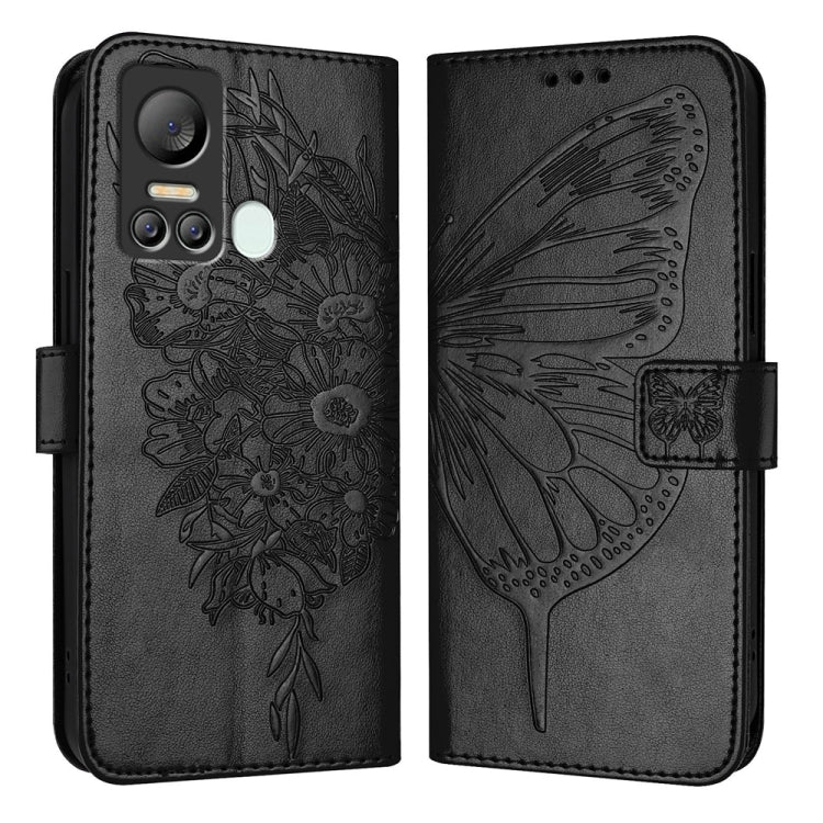 Embossed Butterfly Leather Phone Case, For Itel A60 / A60s, For Itel S23+, For Itel S23, For Itel S18 / Vision 5, For Itel P40, For Itel A58 / A49