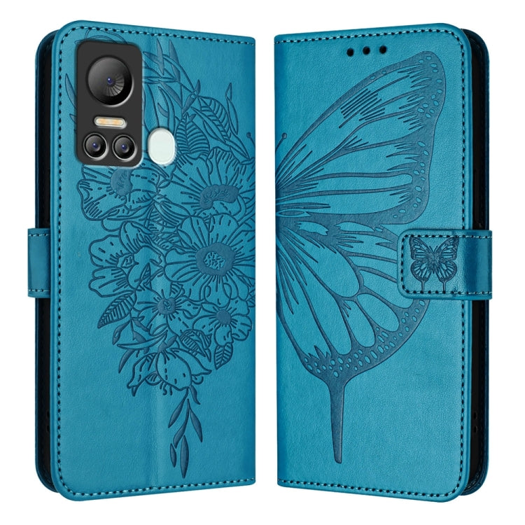 Embossed Butterfly Leather Phone Case, For Itel A60 / A60s, For Itel S23+, For Itel S23, For Itel S18 / Vision 5, For Itel P40, For Itel A58 / A49