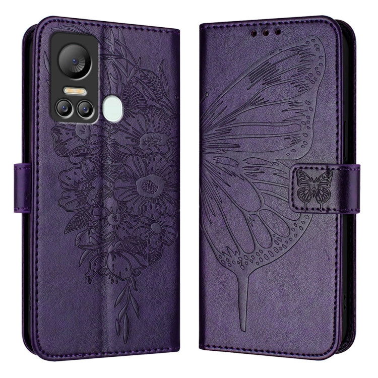 Embossed Butterfly Leather Phone Case, For Itel A60 / A60s, For Itel S23+, For Itel S23, For Itel S18 / Vision 5, For Itel P40, For Itel A58 / A49