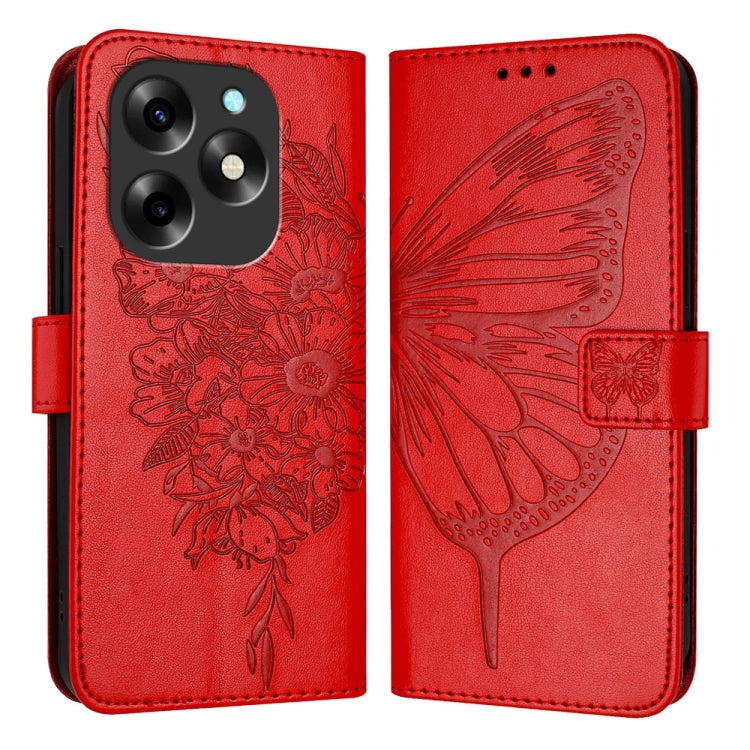 Embossed Butterfly Leather Phone Case, For Itel A60 / A60s, For Itel S23+, For Itel S23, For Itel S18 / Vision 5, For Itel P40, For Itel A58 / A49