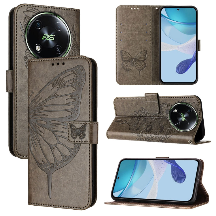 Embossed Butterfly Leather Phone Case, For itel RS4 S666LN, For itel S24, For Itel P55+, For Itel P55 4G, For Itel A05s, For Itel A70