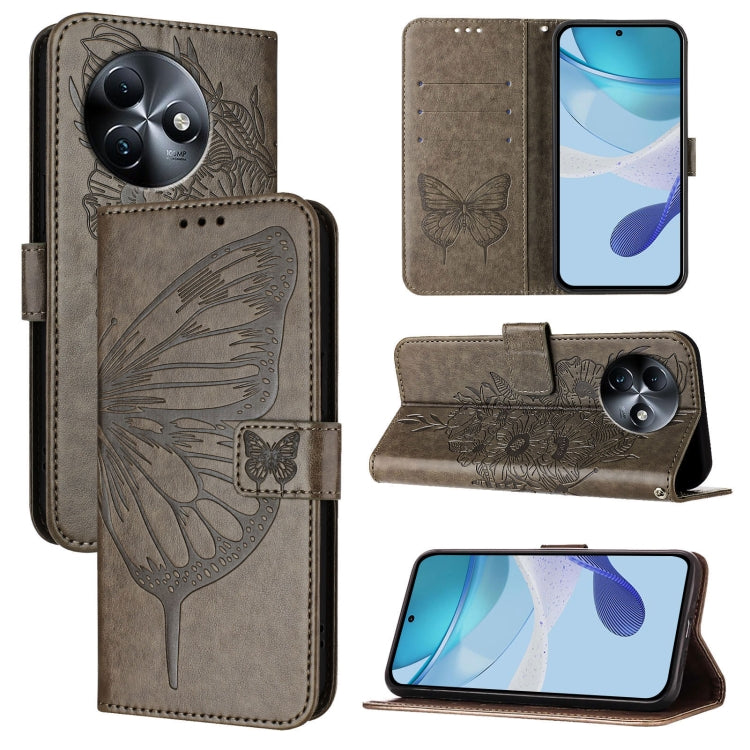 Embossed Butterfly Leather Phone Case, For itel RS4 S666LN, For itel S24, For Itel P55+, For Itel P55 4G, For Itel A05s, For Itel A70
