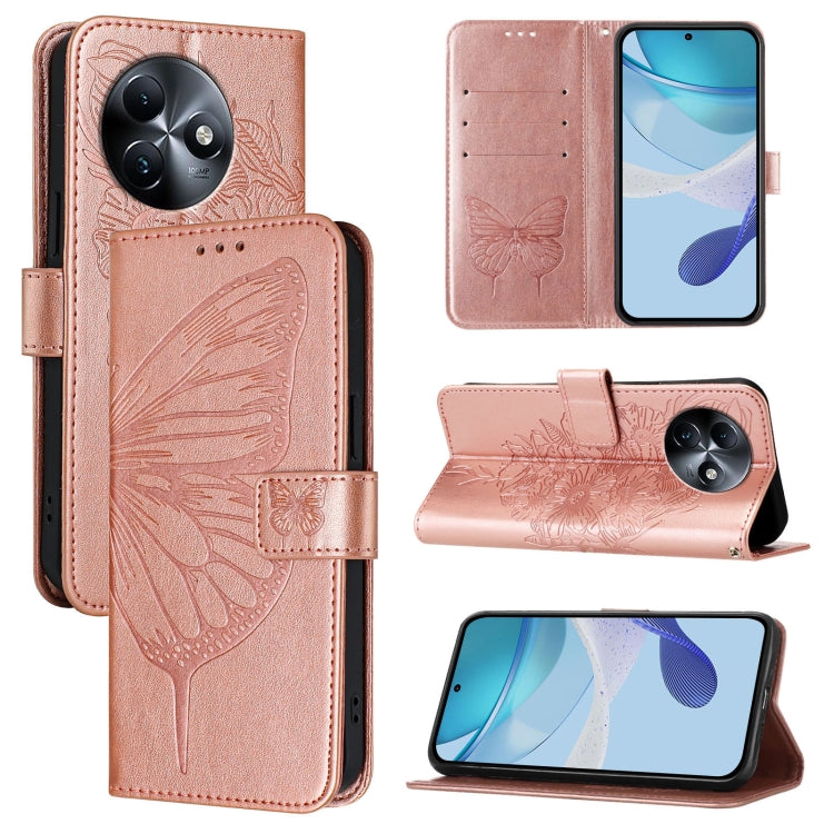 Embossed Butterfly Leather Phone Case, For itel RS4 S666LN, For itel S24, For Itel P55+, For Itel P55 4G, For Itel A05s, For Itel A70