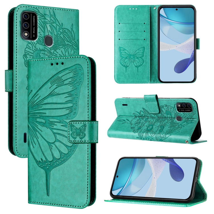 Embossed Butterfly Leather Phone Case, For Itel P17 / A27, For itel A48
