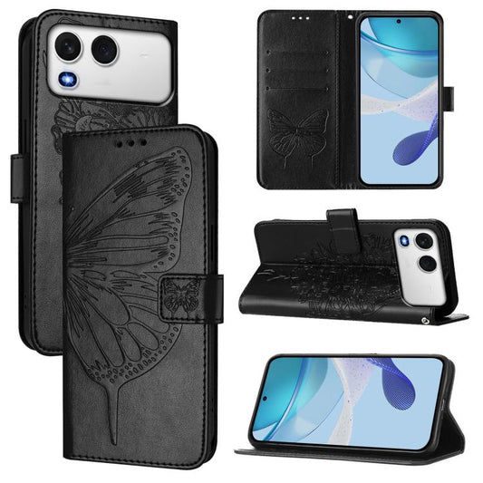 Embossed Butterfly Leather Phone Case, For itel A200 / A200+ 4G Global, For itel A95 5G, For itel A90 4G, For itel City 100, For itel A50, For Itel P55 5G