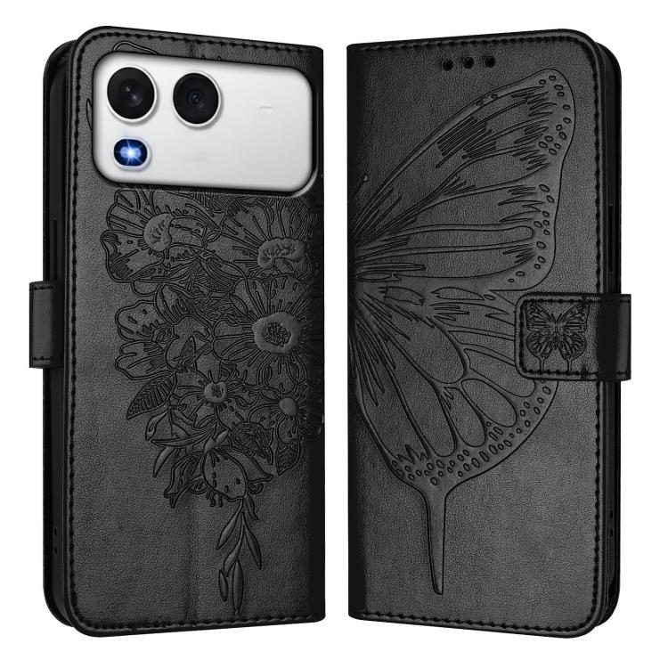 Embossed Butterfly Leather Phone Case, For itel A200 / A200+ 4G Global, For itel A95 5G, For itel A90 4G, For itel City 100, For itel A50, For Itel P55 5G