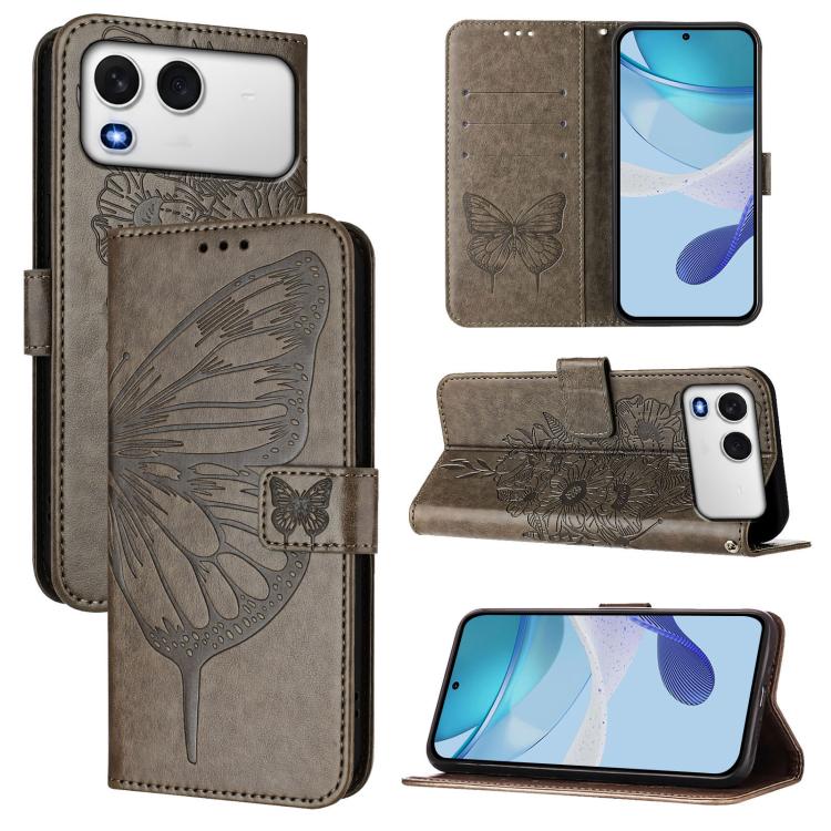 Embossed Butterfly Leather Phone Case, For itel A200 / A200+ 4G Global, For itel A95 5G, For itel A90 4G, For itel City 100, For itel A50, For Itel P55 5G