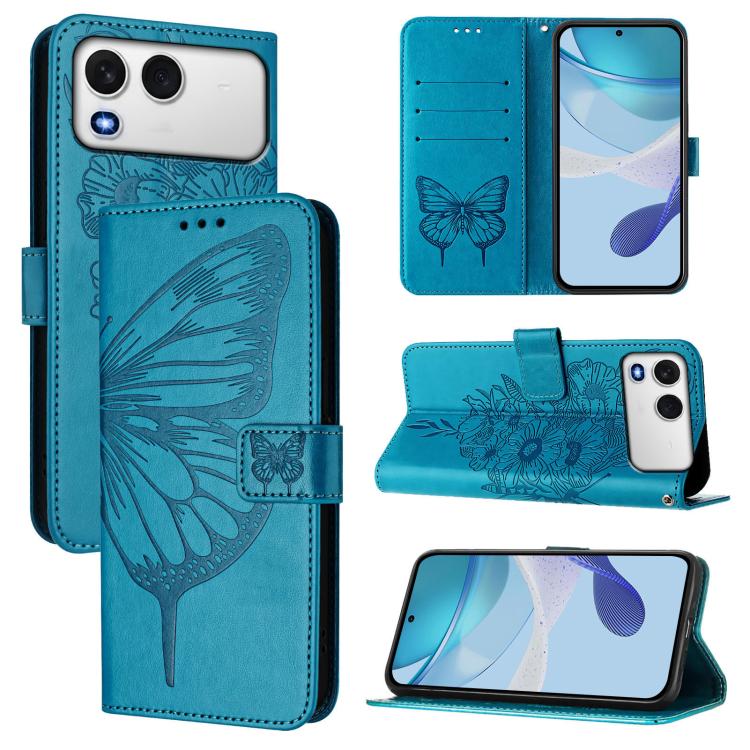 Embossed Butterfly Leather Phone Case, For itel A200 / A200+ 4G Global, For itel A95 5G, For itel A90 4G, For itel City 100, For itel A50, For Itel P55 5G