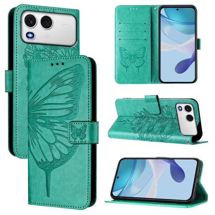 Embossed Butterfly Leather Phone Case, For itel A200 / A200+ 4G Global, For itel A95 5G, For itel A90 4G, For itel City 100, For itel A50, For Itel P55 5G