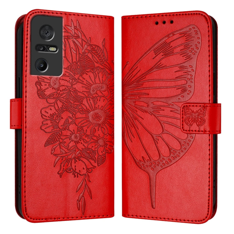 Embossed Butterfly Leather Phone Case, For TCL 502, For TCL 405 / 406 / 408, For TCL 40 XL / 40 T T608DL, For TCL 40 SE, For TCL 403, For TCL 40 R 5G