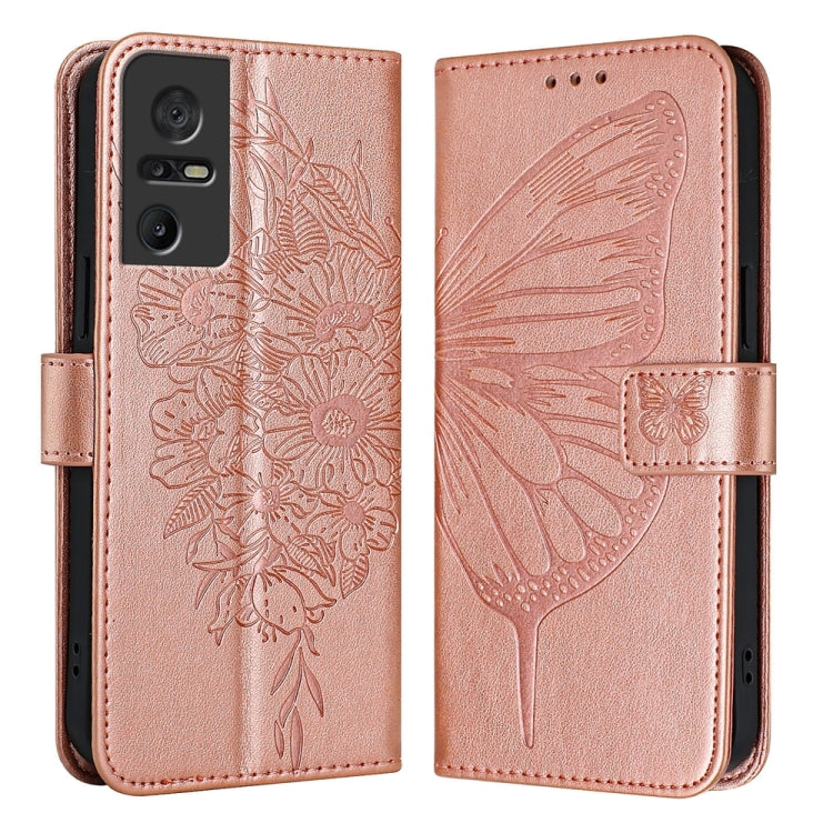 Embossed Butterfly Leather Phone Case, For TCL 502, For TCL 405 / 406 / 408, For TCL 40 XL / 40 T T608DL, For TCL 40 SE, For TCL 403, For TCL 40 R 5G