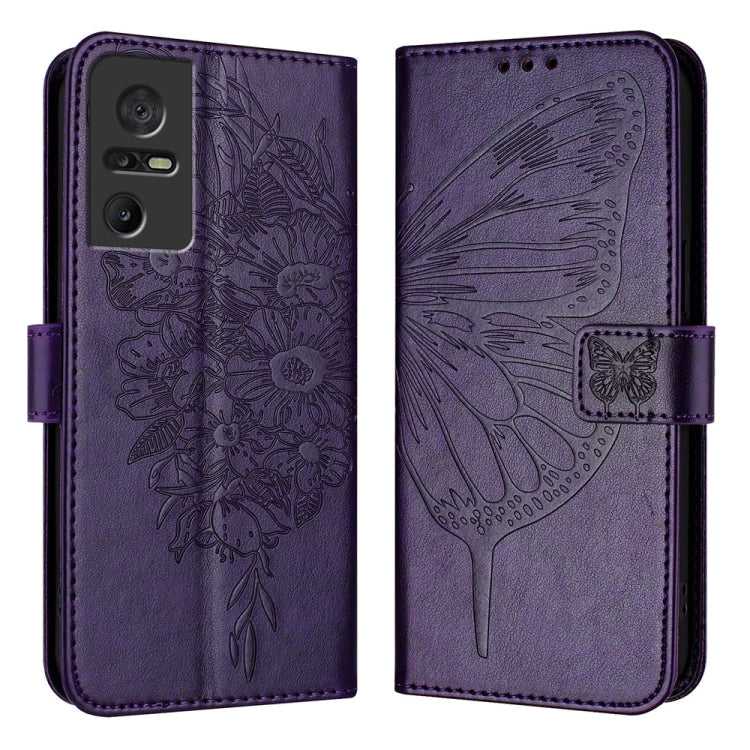 Embossed Butterfly Leather Phone Case, For TCL 502, For TCL 405 / 406 / 408, For TCL 40 XL / 40 T T608DL, For TCL 40 SE, For TCL 403, For TCL 40 R 5G
