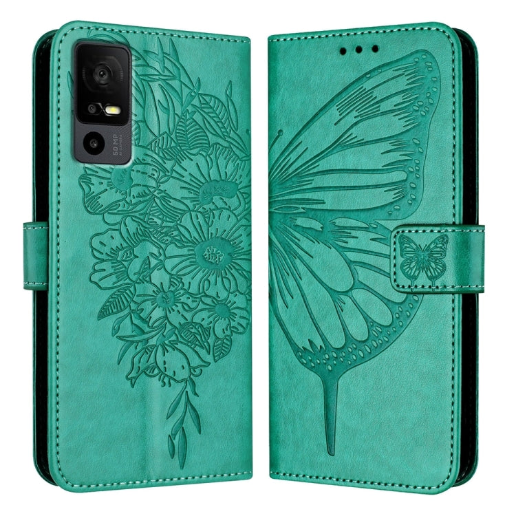 Embossed Butterfly Leather Phone Case, For TCL 502, For TCL 405 / 406 / 408, For TCL 40 XL / 40 T T608DL, For TCL 40 SE, For TCL 403, For TCL 40 R 5G