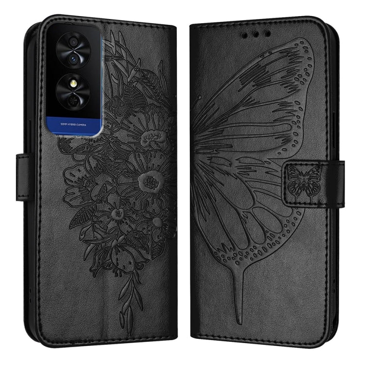 Embossed Butterfly Leather Phone Case, For TCL 50 XL 5G, For TCL 50XE 5G, For TCL 50 5G, For TCL 50 SE, For TCL 501, For TCL 505