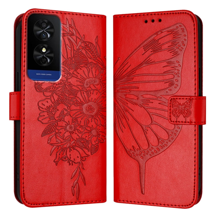 Embossed Butterfly Leather Phone Case, For TCL 50 XL 5G, For TCL 50XE 5G, For TCL 50 5G, For TCL 50 SE, For TCL 501, For TCL 505