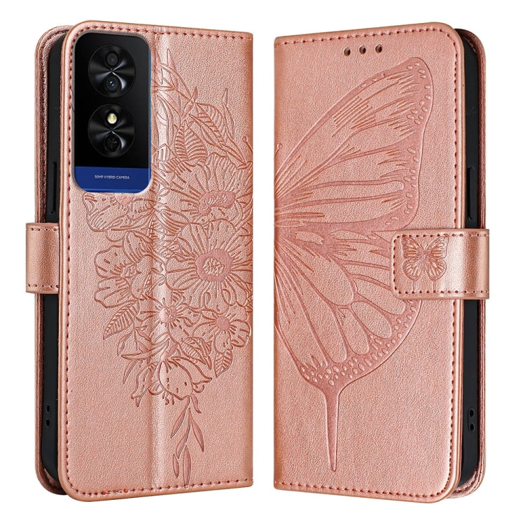 Embossed Butterfly Leather Phone Case, For TCL 50 XL 5G, For TCL 50XE 5G, For TCL 50 5G, For TCL 50 SE, For TCL 501, For TCL 505