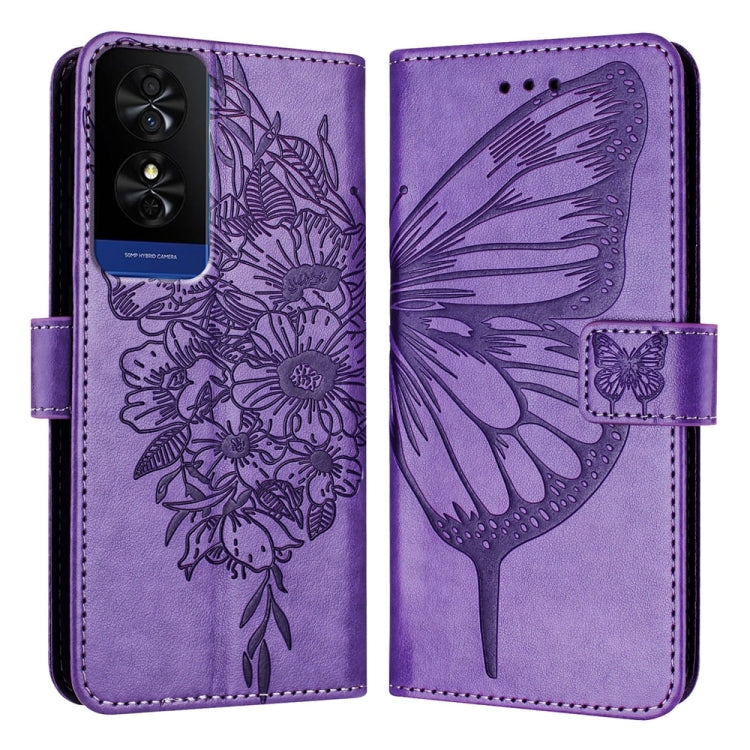 Embossed Butterfly Leather Phone Case, For TCL 50 XL 5G, For TCL 50XE 5G, For TCL 50 5G, For TCL 50 SE, For TCL 501, For TCL 505