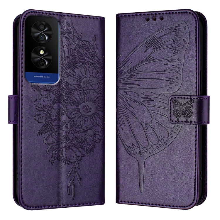 Embossed Butterfly Leather Phone Case, For TCL 50 XL 5G, For TCL 50XE 5G, For TCL 50 5G, For TCL 50 SE, For TCL 501, For TCL 505