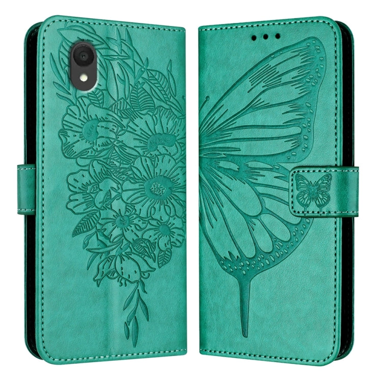 Embossed Butterfly Leather Phone Case, For TCL K32 5G / K33, For TCL 60 SE NxtPaper 5G, For TCL 60 NxtPaper, For TCL 50 Pro NxtPaper, For TCL 50 LE 5G, For TCL 201