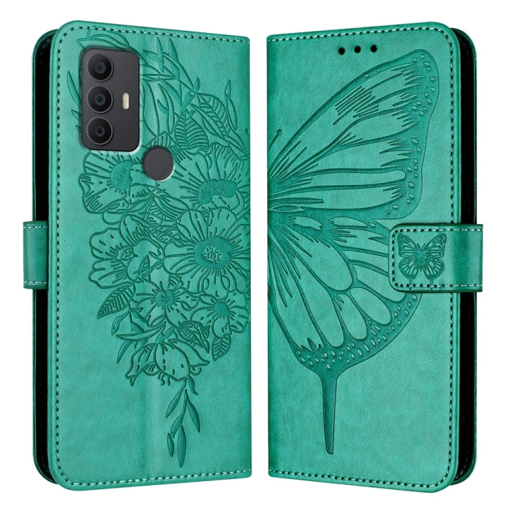 Embossed Butterfly Leather Phone Case, For TCL 30 XL T701DL, For TCL 306, For TCL 305 / 306 / 30 SE AL02, For TCL 30T T603DL, For TCL 30Z T602DL, For TCL 30 SE