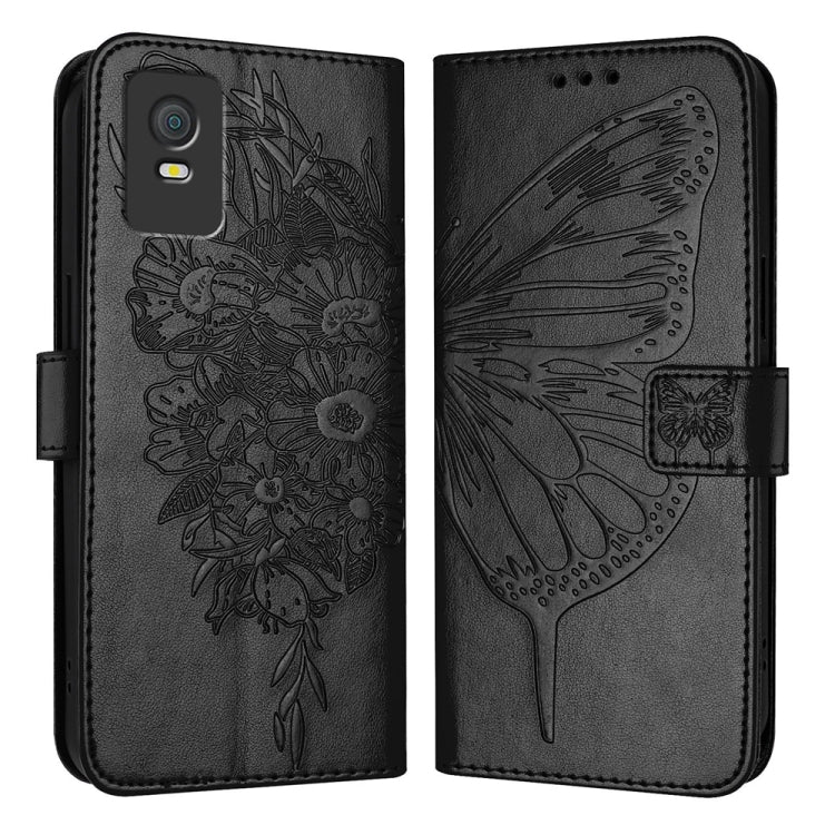 Embossed Butterfly Leather Phone Case, For TCL 502, For TCL 405 / 406 / 408, For TCL 40 XL / 40 T T608DL, For TCL 40 SE, For TCL 403, For TCL 40 R 5G