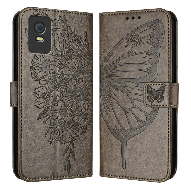 Embossed Butterfly Leather Phone Case, For TCL 502, For TCL 405 / 406 / 408, For TCL 40 XL / 40 T T608DL, For TCL 40 SE, For TCL 403, For TCL 40 R 5G