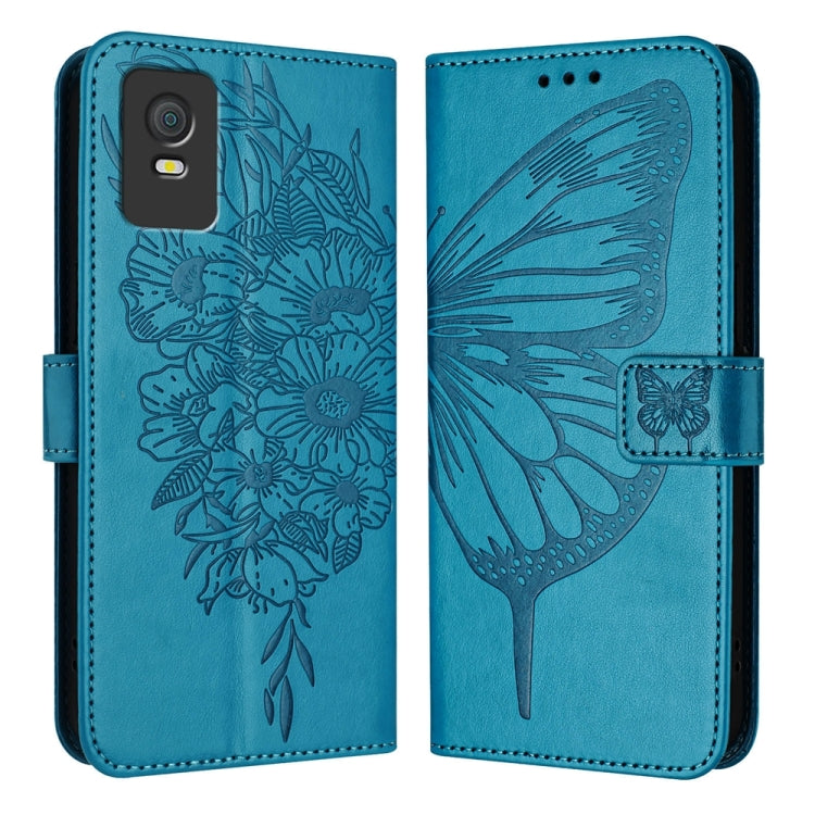 Embossed Butterfly Leather Phone Case, For TCL 502, For TCL 405 / 406 / 408, For TCL 40 XL / 40 T T608DL, For TCL 40 SE, For TCL 403, For TCL 40 R 5G