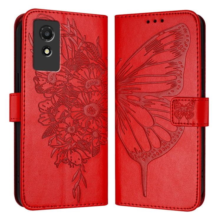 Embossed Butterfly Leather Phone Case, For TCL 50 XL 5G, For TCL 50XE 5G, For TCL 50 5G, For TCL 50 SE, For TCL 501, For TCL 505