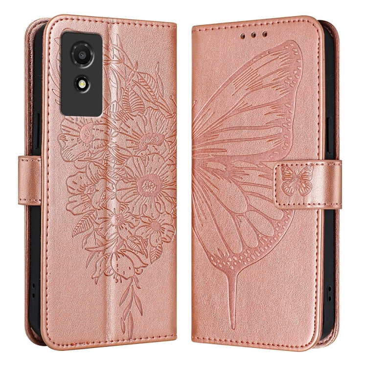 Embossed Butterfly Leather Phone Case, For TCL 50 XL 5G, For TCL 50XE 5G, For TCL 50 5G, For TCL 50 SE, For TCL 501, For TCL 505