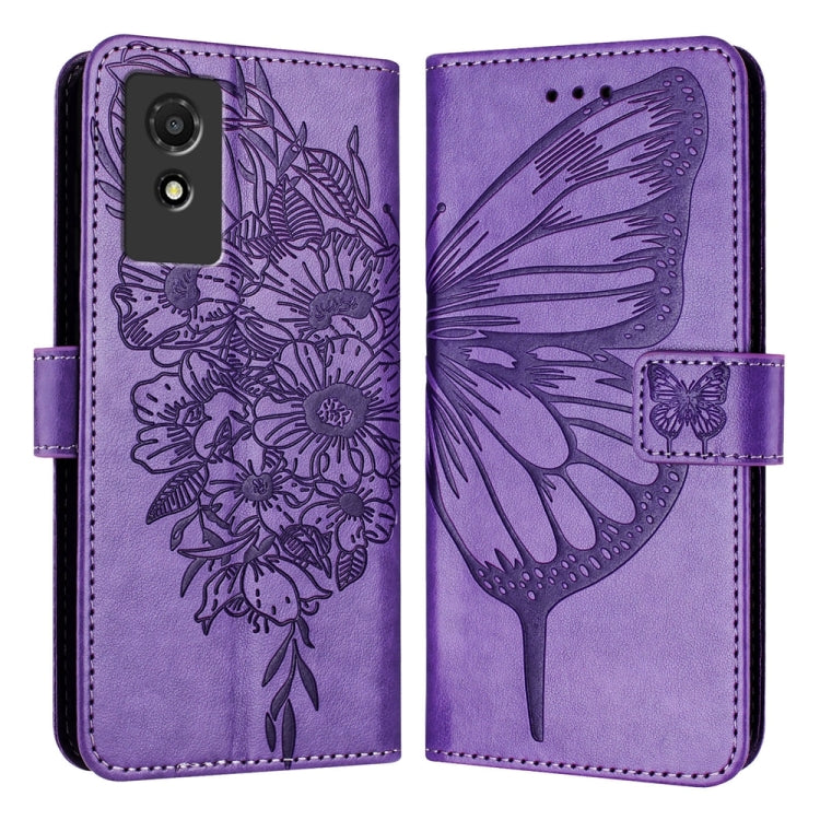 Embossed Butterfly Leather Phone Case, For TCL 50 XL 5G, For TCL 50XE 5G, For TCL 50 5G, For TCL 50 SE, For TCL 501, For TCL 505