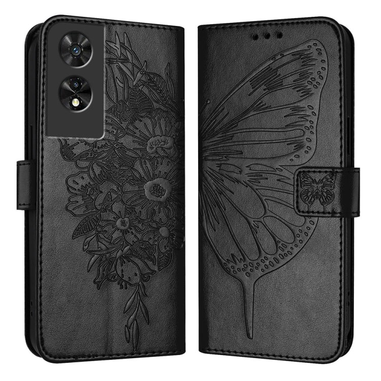 Embossed Butterfly Leather Phone Case, For TCL 50 XL 5G, For TCL 50XE 5G, For TCL 50 5G, For TCL 50 SE, For TCL 501, For TCL 505
