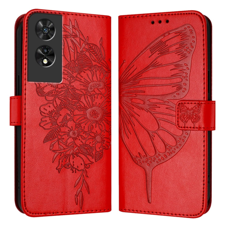 Embossed Butterfly Leather Phone Case, For TCL 50 XL 5G, For TCL 50XE 5G, For TCL 50 5G, For TCL 50 SE, For TCL 501, For TCL 505