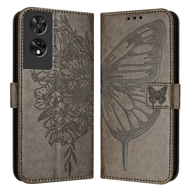 Embossed Butterfly Leather Phone Case, For TCL 50 XL 5G, For TCL 50XE 5G, For TCL 50 5G, For TCL 50 SE, For TCL 501, For TCL 505