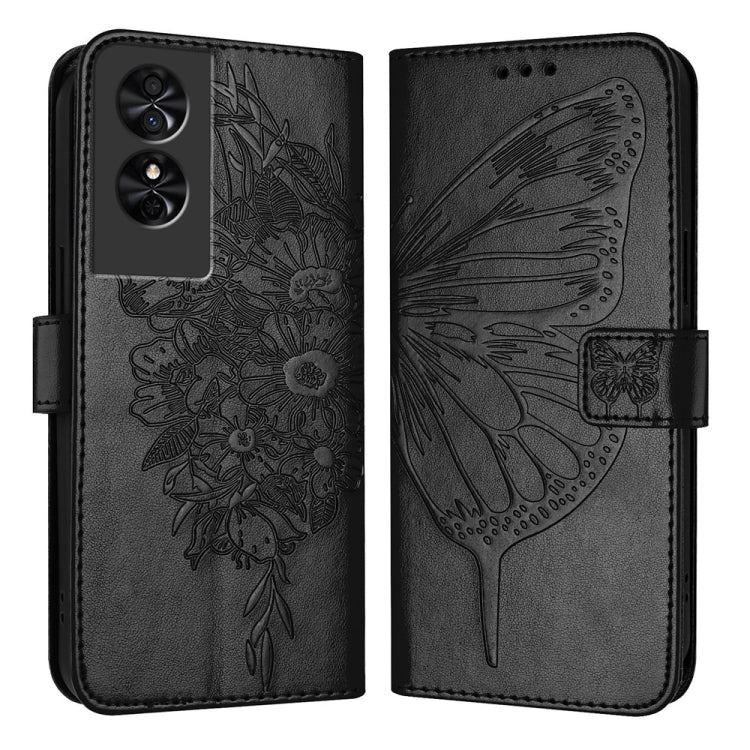 Embossed Butterfly Leather Phone Case, For TCL 50 XL 5G, For TCL 50XE 5G, For TCL 50 5G, For TCL 50 SE, For TCL 501, For TCL 505
