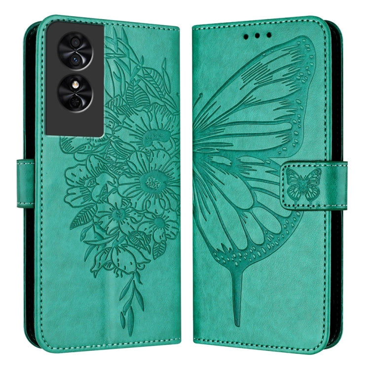 Embossed Butterfly Leather Phone Case, For TCL 50 XL 5G, For TCL 50XE 5G, For TCL 50 5G, For TCL 50 SE, For TCL 501, For TCL 505