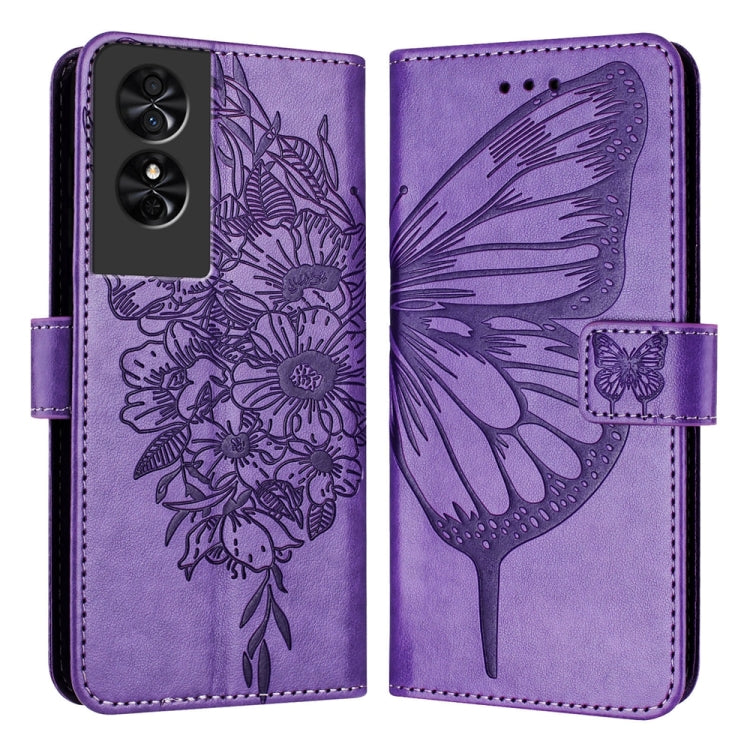 Embossed Butterfly Leather Phone Case, For TCL 50 XL 5G, For TCL 50XE 5G, For TCL 50 5G, For TCL 50 SE, For TCL 501, For TCL 505