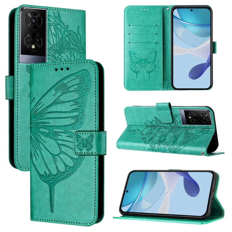 Embossed Butterfly Leather Phone Case, For TCL 50 XL 5G, For TCL 50XE 5G, For TCL 50 5G, For TCL 50 SE, For TCL 501, For TCL 505