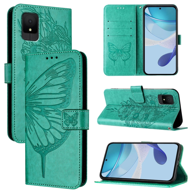 Embossed Butterfly Leather Phone Case, For TCL 502, For TCL 405 / 406 / 408, For TCL 40 XL / 40 T T608DL, For TCL 40 SE, For TCL 403, For TCL 40 R 5G