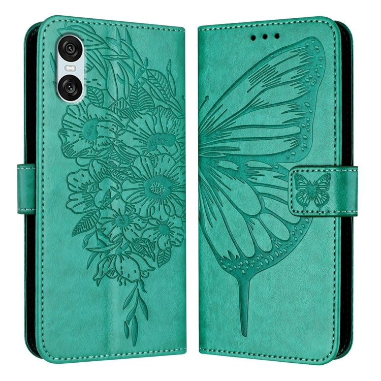 Embossed Butterfly Leather Phone Case, For Sony Xperia 1 VIII, For Sony Xperia 10 VI, For Sony Xperia 1 VI, For Sony Xperia 5 VI, For Sony Xperia 5 V, For Sony Xperia 1 V