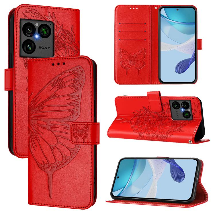 Embossed Butterfly Leather Phone Case, For Sony Xperia 1 VIII, For Sony Xperia 10 VI, For Sony Xperia 1 VI, For Sony Xperia 5 VI, For Sony Xperia 5 V, For Sony Xperia 1 V